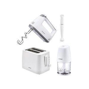 Silvercrest® Kitchen Tools Sada kuchyňských spotřebičů, 4dílná, bílá