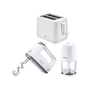 Silvercrest® Kitchen Tools Sada kuchyňských spotřebičů, 3dílná, bílá