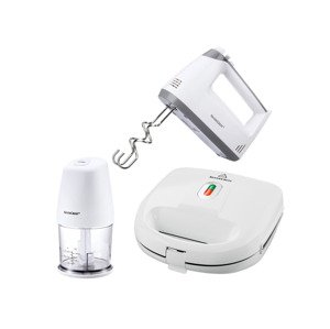 Silvercrest® Kitchen Tools Sada kuchyňských spotřebičů, 3dílná, bílá