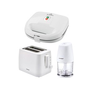 Silvercrest® Kitchen Tools Sada kuchyňských spotřebičů, 3dílná, bílá
