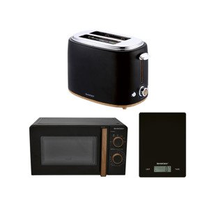 Silvercrest® Kitchen Tools Sada kuchyňských spotřebičů, 3dílná, černá