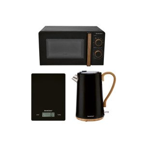 Silvercrest® Kitchen Tools Sada kuchyňských spotřebičů, 3dílná, černá