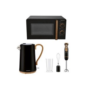 Silvercrest® Kitchen Tools Sada kuchyňských spotřebičů, 3dílná, černá