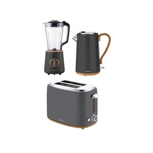 Silvercrest® Kitchen Tools Sada kuchyňských spotřebičů, 3dílná, šedá