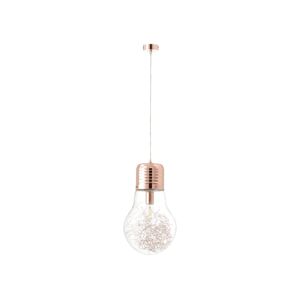 Brilliant Stropní / nástěnné LED svítidlo (závěsné svítidlo, měděný/průhledný, výška 130 cm)