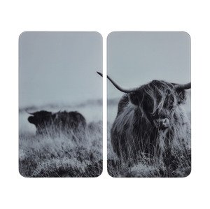 Wenko Univerzální deska na sporák, 2dílná (Highland Cattle)