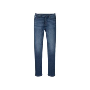 Livergy® Pánské džíny „Straight Fit“, 3 délky (tmavě modrá/dlouhé, 52)
