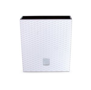 Prosperplast Květináč Rato Low (bílá, 223x223x228)