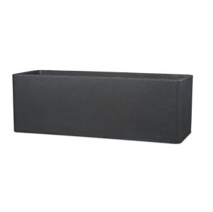 Scheurich Květináč Cube Box (Granit černá, Länge 80 cm)