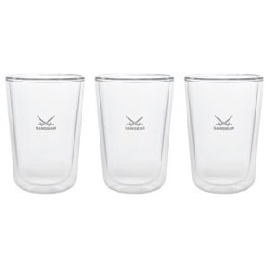 Sansibar Sada termo sklenic, 2dílná/3dílná (cappuccino, 3 kusy)
