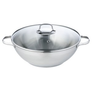 Livarno home Pánev Wok z nerezové oceli, 32 cm (wok pánev, 32 cm, bez povrchové úpravy)