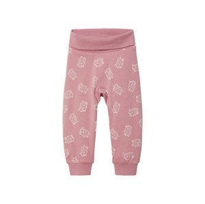 lupilu® Dívčí kalhoty „Jogger“ s BIO bavlnou (74/80, růžová)
