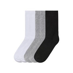 pepperts!® Dívčí ponožky, 5 párů (bílá/šedá/černá, 31/34)