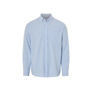Livergy® Pánská volnočasová košile (pruhy modrá / bílá, S (37/38))