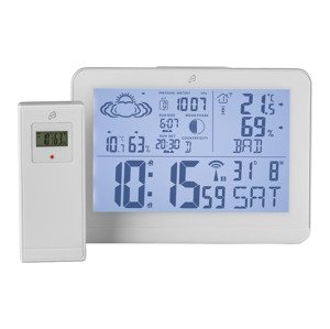 Auriol® Bezdrátová meteostanice s podsvíceným displejem (bílá)