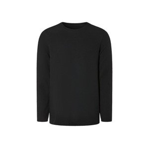 Livergy® Pánské triko s dlouhými rukávy (L (52/54), černá)