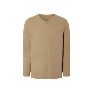 Livergy® Pánské triko s dlouhými rukávy (L (52/54), béžová)