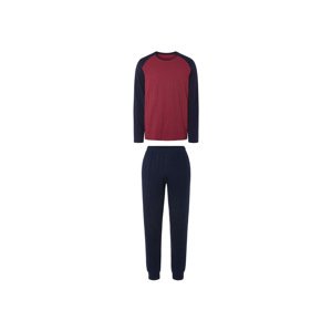 Livergy® Pánské pyžamo (XL (56/58), červená / námořnická modrá)