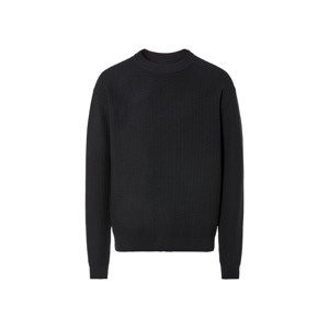 Livergy® Pánský pletený svetr (L (52/54), černá)