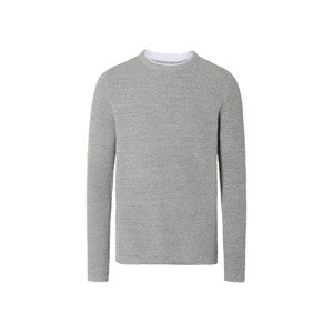 Livergy® Pánský úpletový svetr (XL (56/58), šedá)