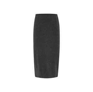 esmara® Dámská pletená midi sukně (XS (32/34), černá)