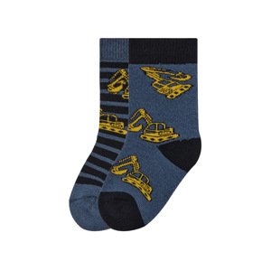lupilu® Chlapecké termo ponožky, 2 páry (23/26, navy modrá)