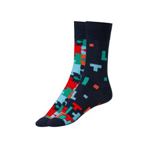 Dámské / Pánské ponožky, 2 páry (Puzzle/Tetris, 43/46)