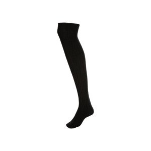 esmara® Dámské nadkolenky s BIO bavlnou (39-42, černá)