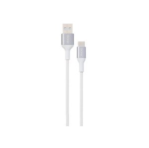 Tronic® Nabíjecí a datový kabel (zástrčka USB 2.0 typu A na typ C, bílá)