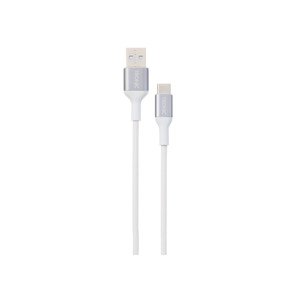 Tronic® Nabíjecí a datový kabel (zástrčka USB 2.0 typu A na typ C, bílá)