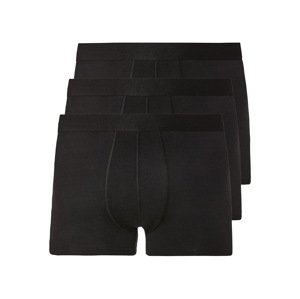Livergy® Pánské boxerky Xxl, 3 kusy (8/Xxl, černá)