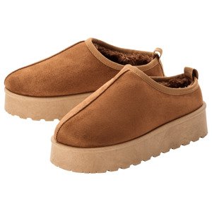 esmara® Dámská domácí obuv (38, hnědá)