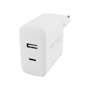 Tronic® Duální USB nabíječka 20 W, Usb-C, Usb-A (bílá)