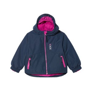 lupilu® Dívčí lyžařská bunda (86/92, navy modrá / růžová)