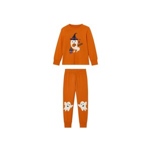 lupilu® Dívčí pyžamo (110/116, oranžová)