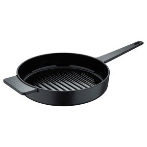 Masterpro Litinová grilovací pánev Eternal, Ø 25 cm (černá)