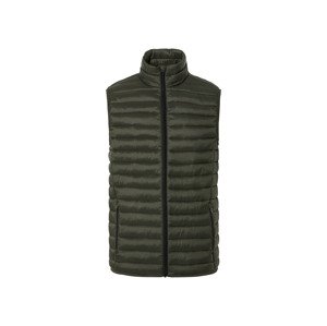 Livergy® Pánská prošívaná vesta (M (48/50), olivová)
