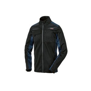 Parkside Performance® Pánská pracovní softshellová bunda (M (48/50), černá/modrá)