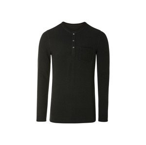 Livergy® Pánské triko s dlouhými rukávy (L (52/54), černá)