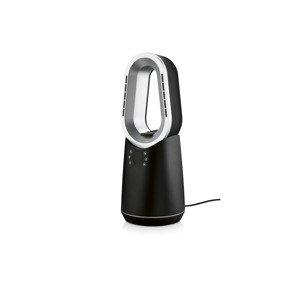 Silvercrest® Horkovzdušný ventilátor s LED osvětlením Srhv 53, 53 cm (černá)