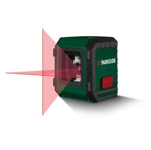 Parkside® Laserový měřič vzdálenosti 20m Plem 20 B5 / Křížový liniový laser Pkll 7 F6 (křížový liniový laser se svorkou)