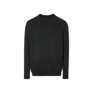 Livergy® Pánský pletený svetr (L (52/54), černá)