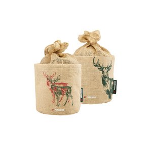 Parkside® Jutový obal na ochranu rostlin (přírodní/motiv jelena, 2dílná sada)