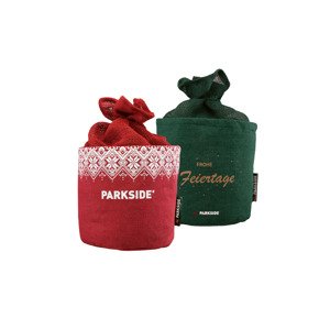 Parkside® Jutový obal na ochranu rostlin (zelená + červená/pozdrav, 2dílná sada)