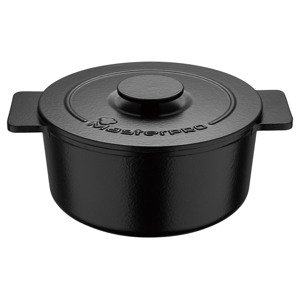 Masterpro Litinový hrnec, Ø 26 cm (černá)