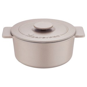 Masterpro Litinový hrnec, Ø 21 cm, 3l (béžová)