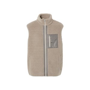 Livergy® Pánská plyšová vesta (S (44-46), béžová)
