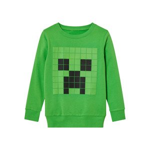 Minecraft Chlapecká mikina (122/128, zelená)