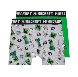 Chlapecké boxerky, 2 kusy (122/128, zelená/šedá)