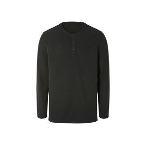 Livergy® Pánské triko s dlouhými rukávy (L (52/54), černá)